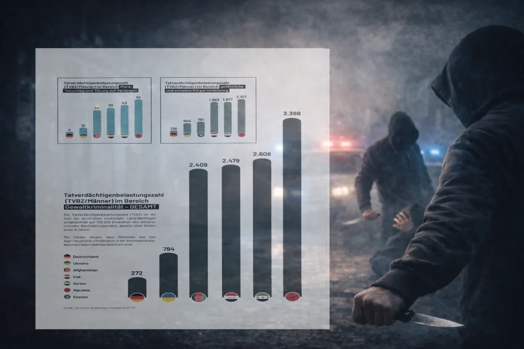 Zuwanderung und Kriminalität: Neue Messgröße haut einen um