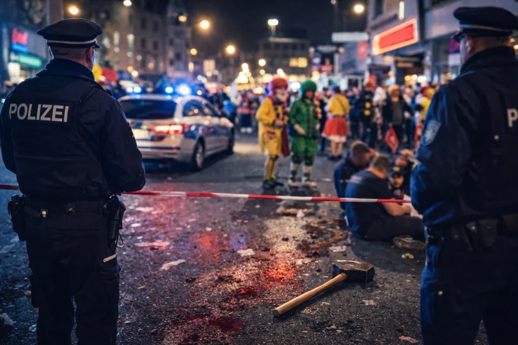 Karneval außer Kontrolle? Messer, Hammer und Vergewaltigung – Kölner Polizei zieht bittere Weiberfastnacht-Bilanz