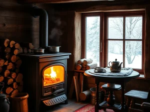 Zwangseinquartierung bei Holzofenbesitzern