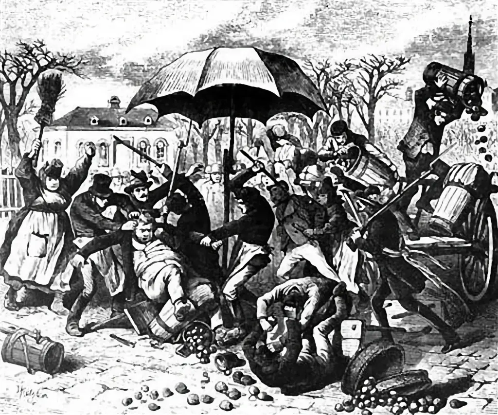 Heute vor 152 Jahren schossen Soldaten auf Arbeiter, weil das Bier teurer wurde — jetzt geht es um Spritpreise