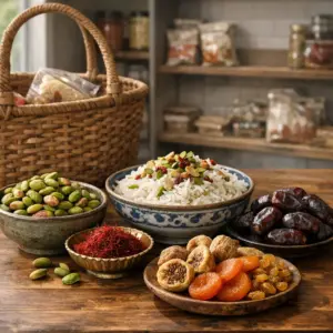 Mit dem Iran war gut Pistazien essen