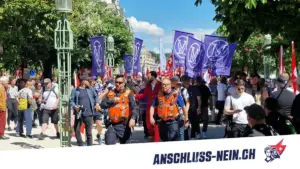 „Rechtsextrem“: So heisst man in der Schweiz, wenn man gegen EU-Verträge ist