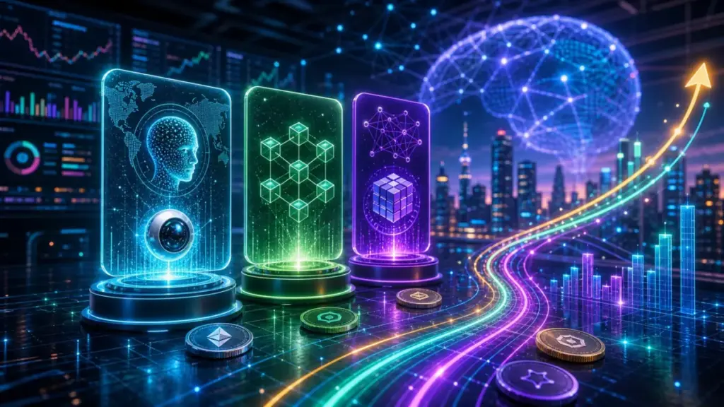AI-Coins ziehen davon: Warum Worldcoin, NEAR und Render heute den Kryptomarkt schlagen