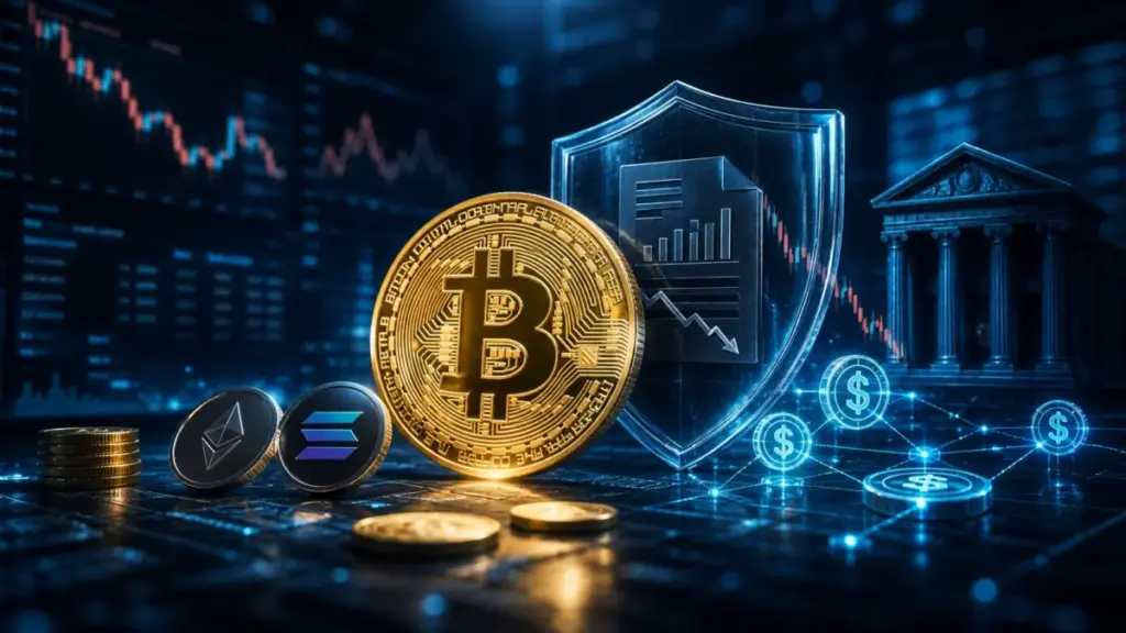 Bitcoin stabilisiert sich: ETF-Abflüsse, Fed-Druck und Stablecoins prägen den Kryptotag
